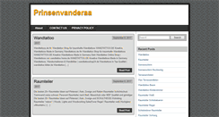 Desktop Screenshot of prinsenvanderaa.nl